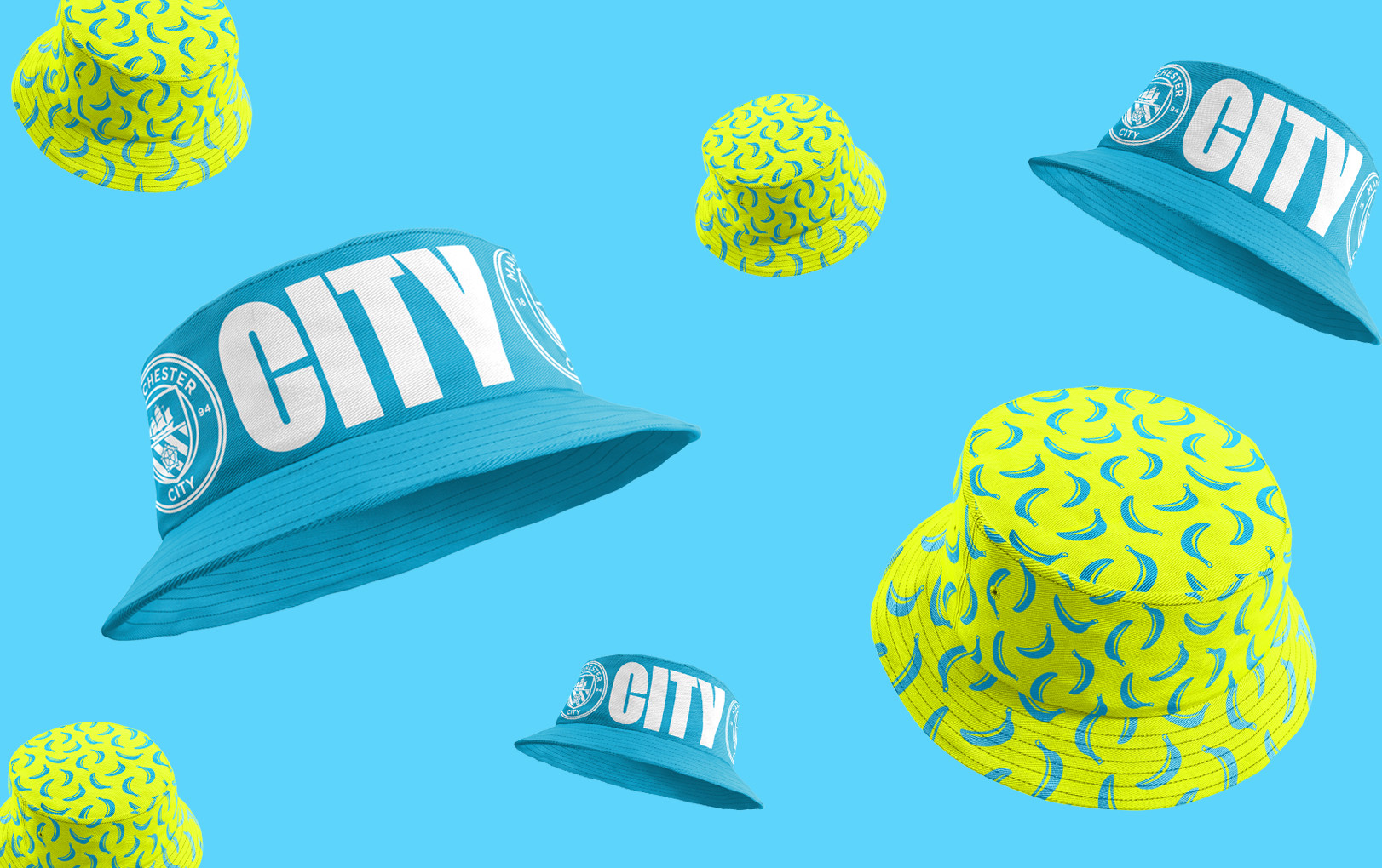 City branded bucket hats.